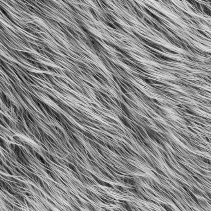 Muestra de tela peluche color gris liso premium, textura de pelo.