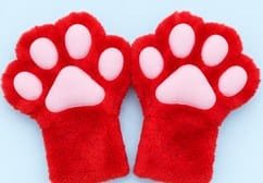 Paws color rojo.
