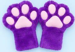 Paws color violeta.